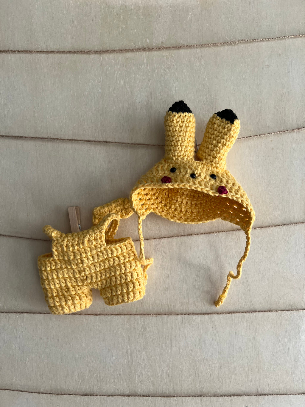 Pikachu two piece costume set