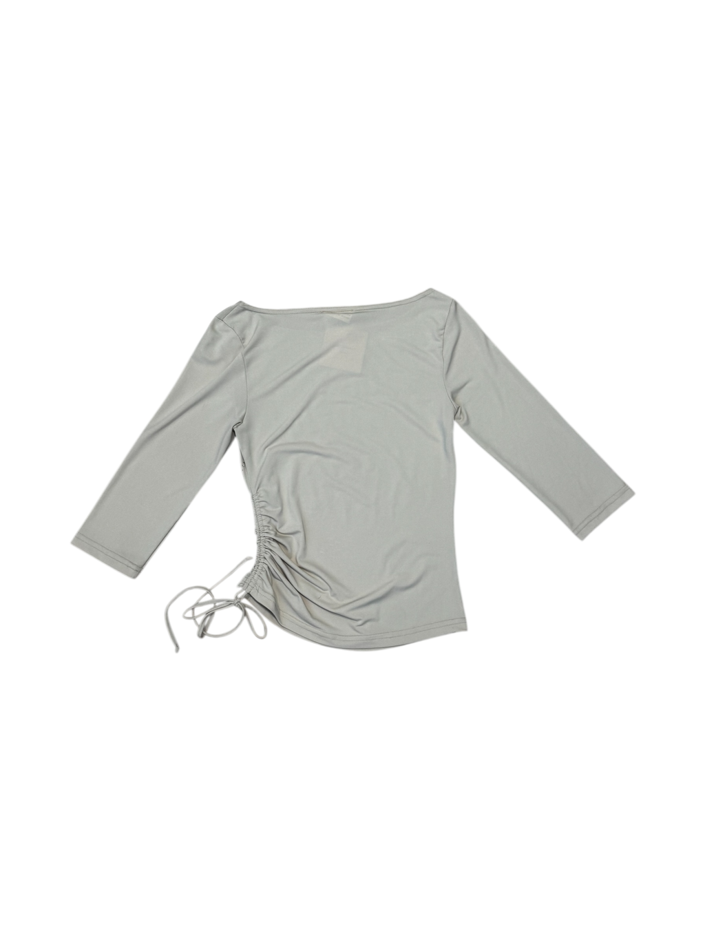 Beige beaded y2k top