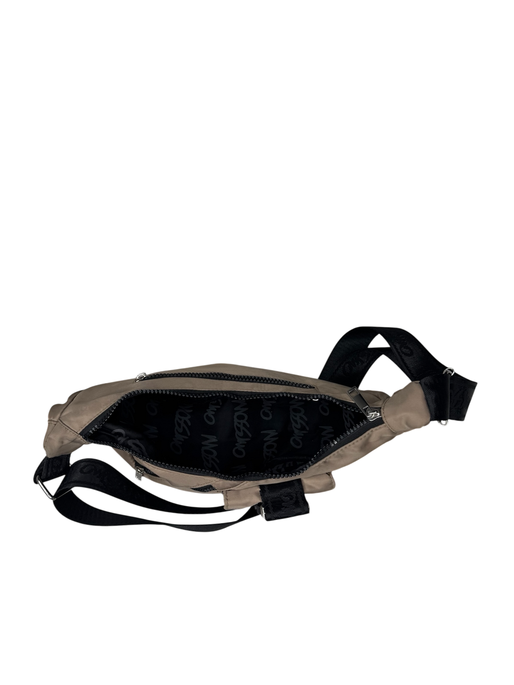 Vintage brown & black side bag