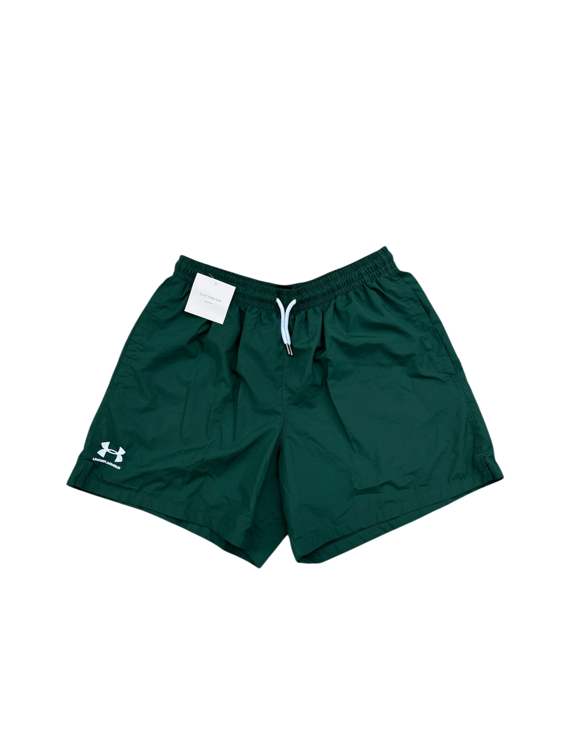 Green under armour nylon shorts