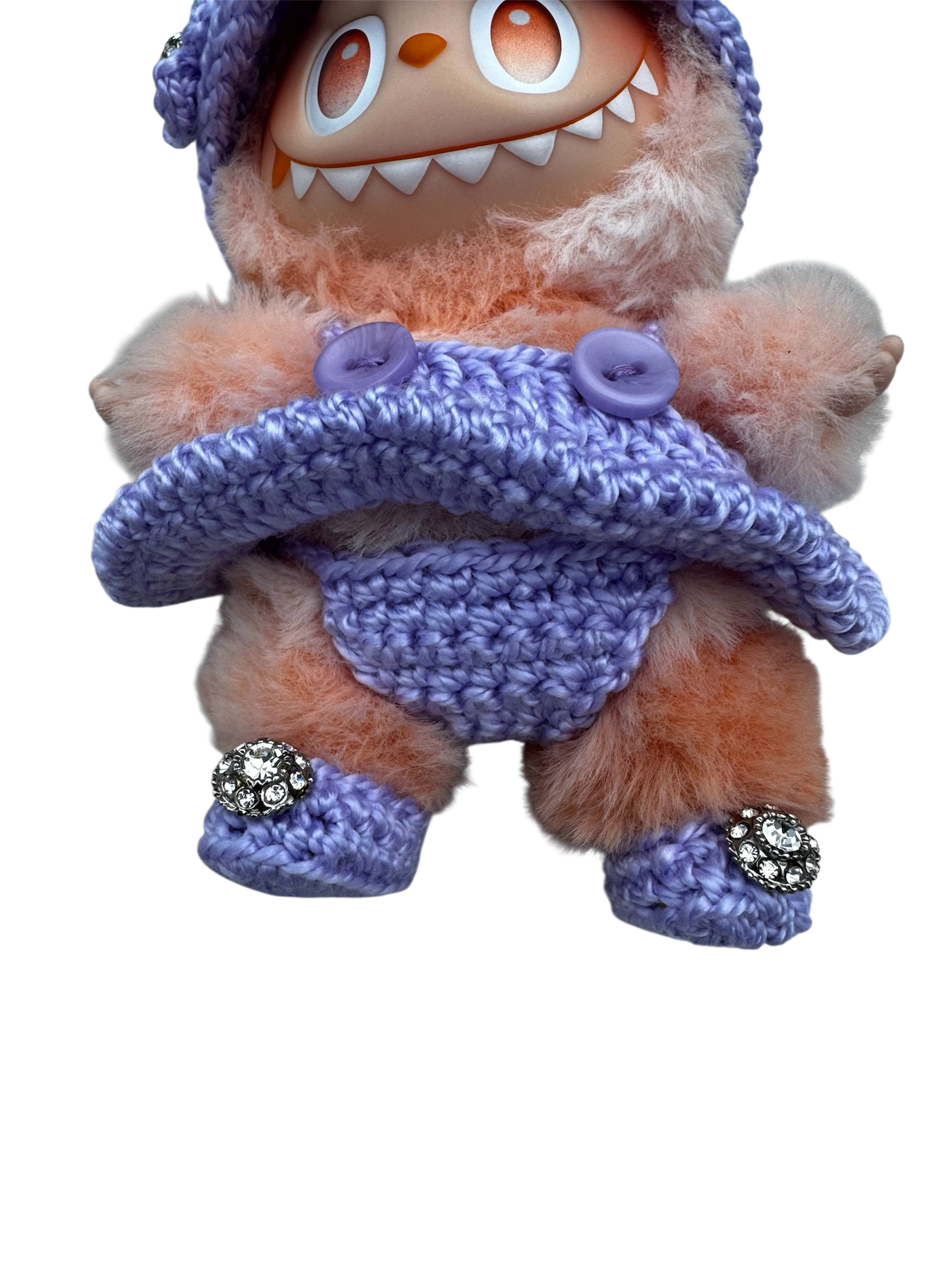 Purple Crochet Dress & Accessories Set – For LaBubu