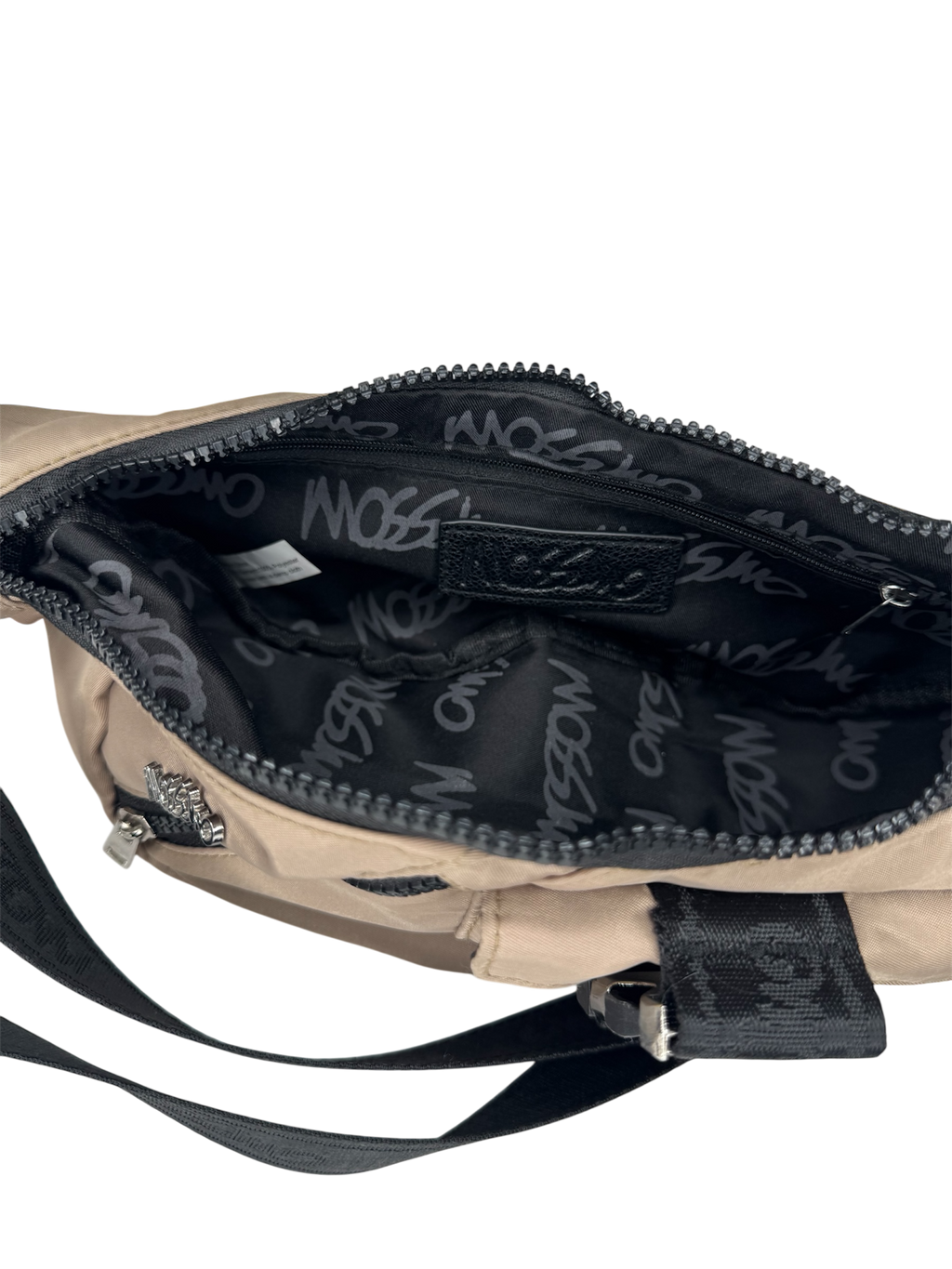 Vintage brown & black side bag