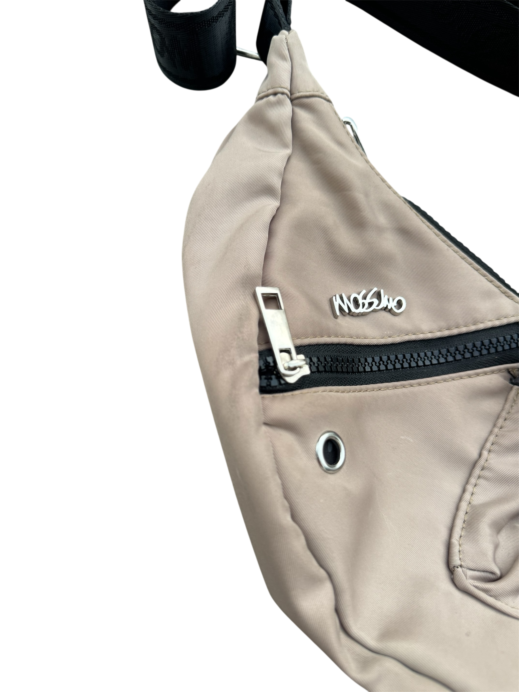 Vintage brown & black side bag