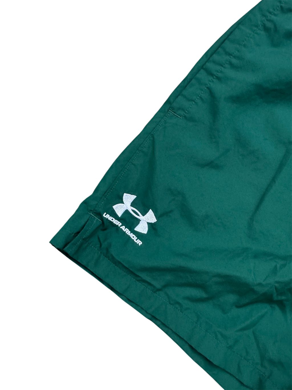 Green under armour nylon shorts