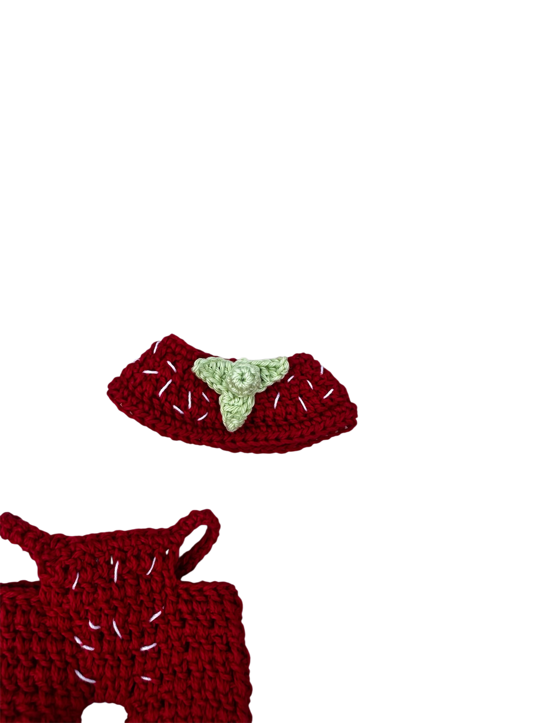 strawberry costume two piece set