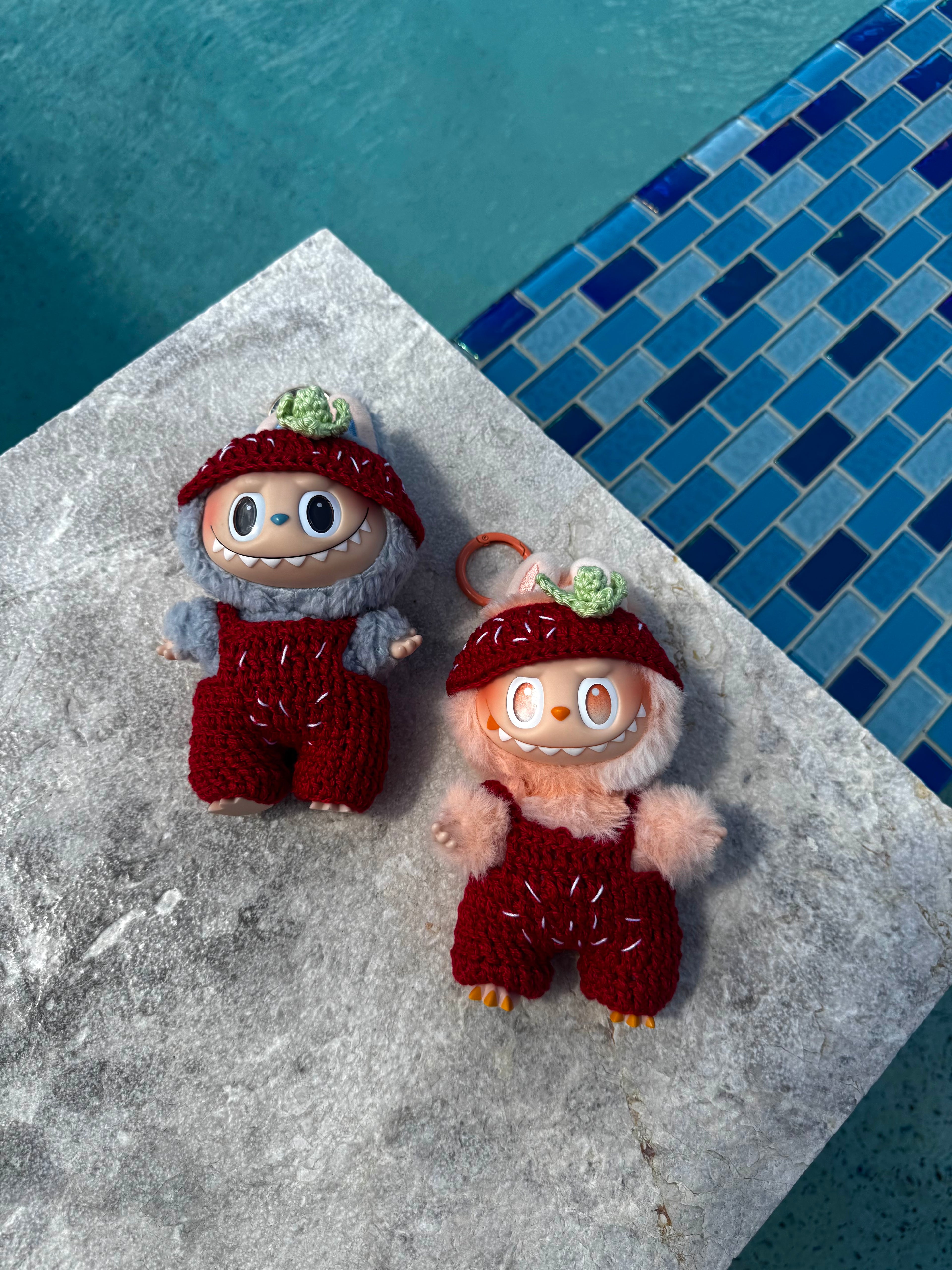 strawberry costume two piece set