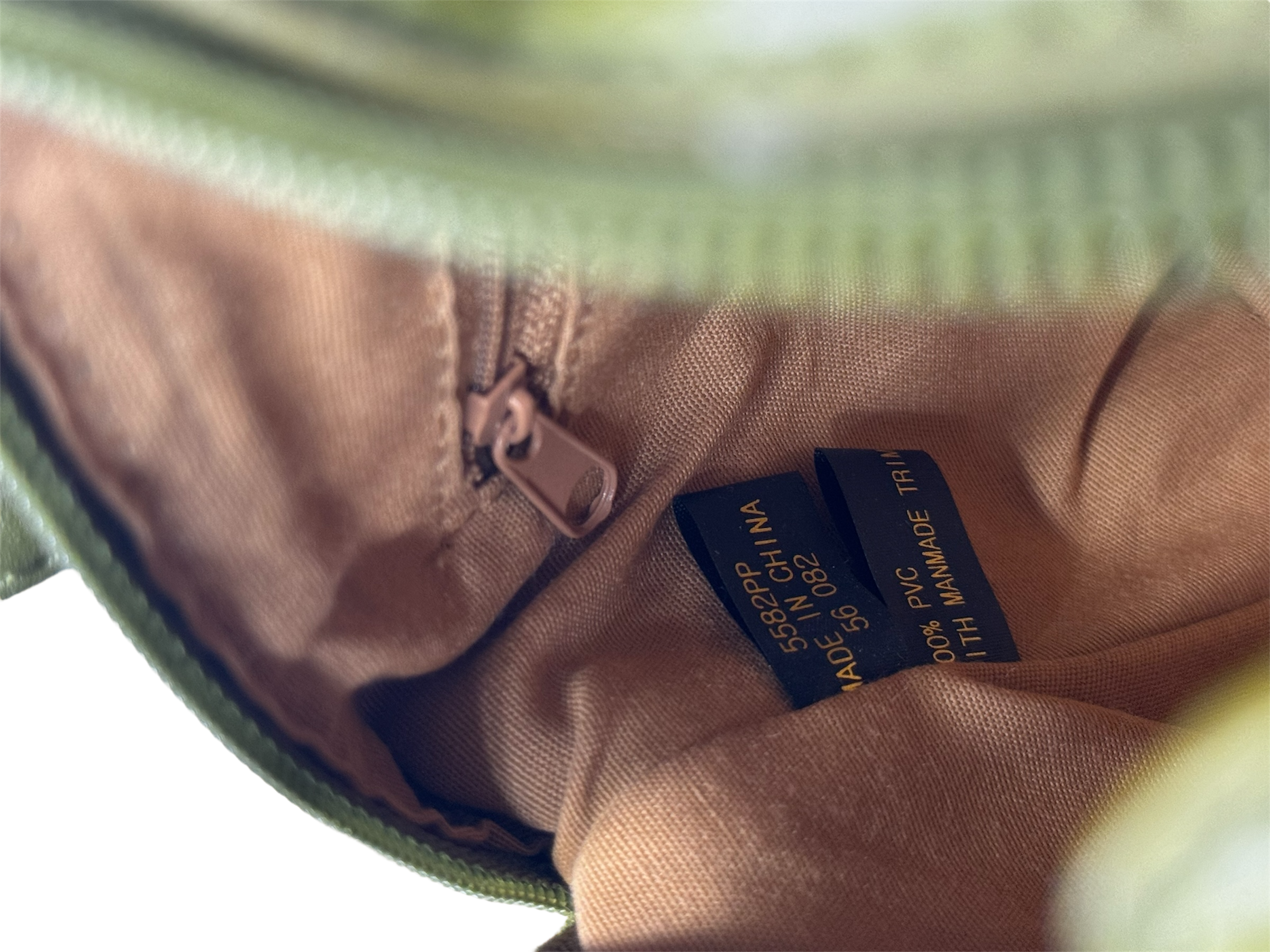 Vintage Etienne Aigner brown & green monogram mini bag