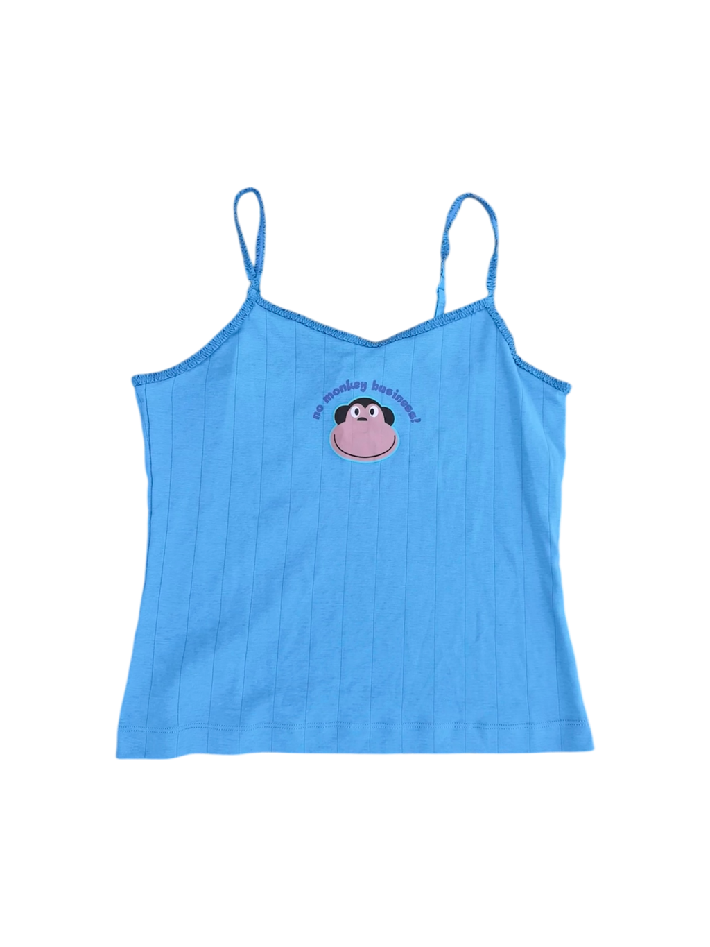 “No monkey business” cami top