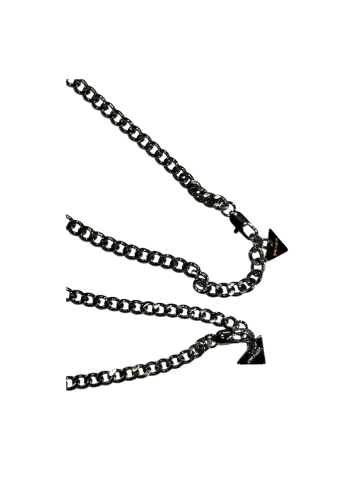 ‘Prada’ logo charm necklace