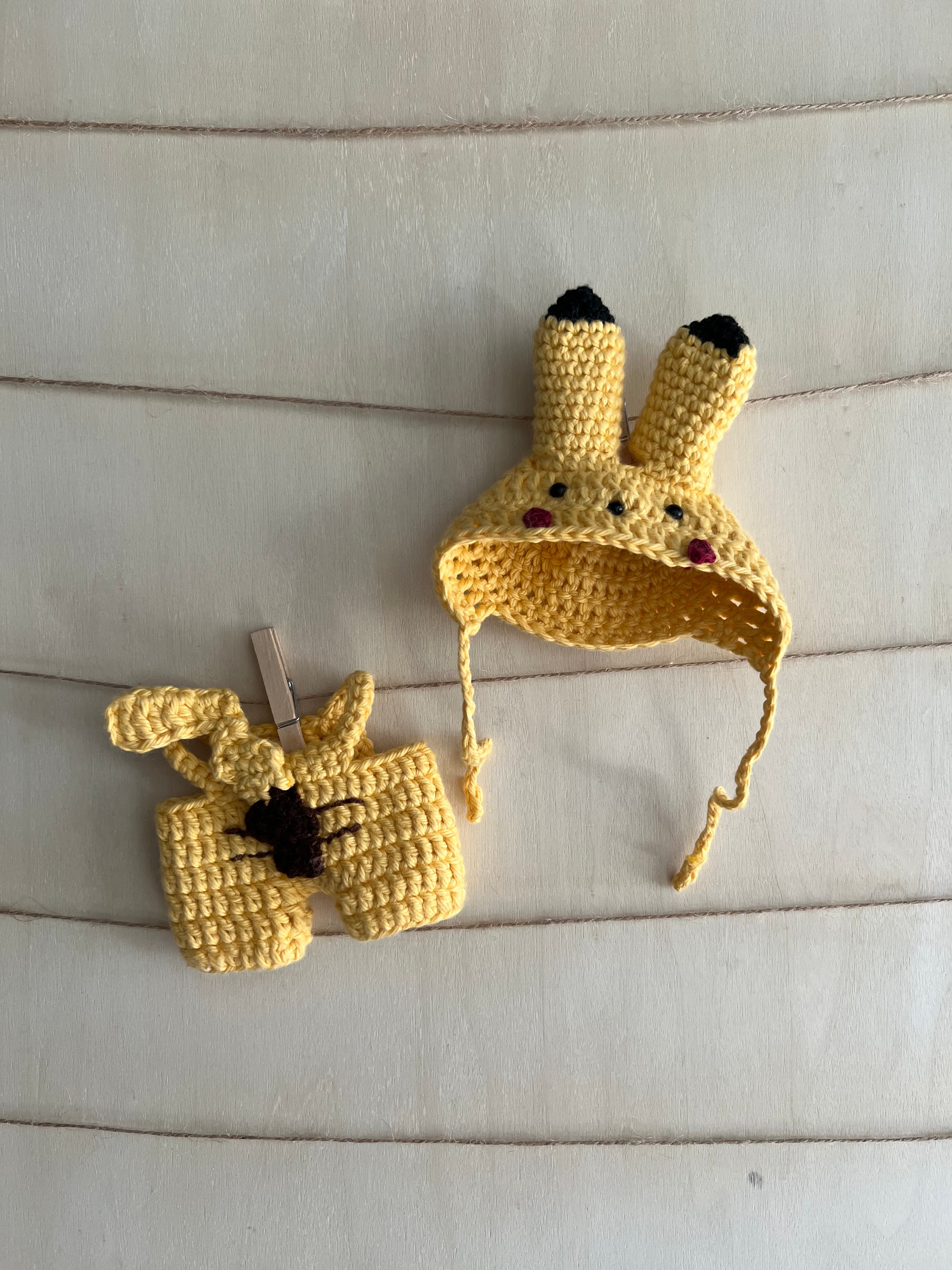 Pikachu two piece costume set