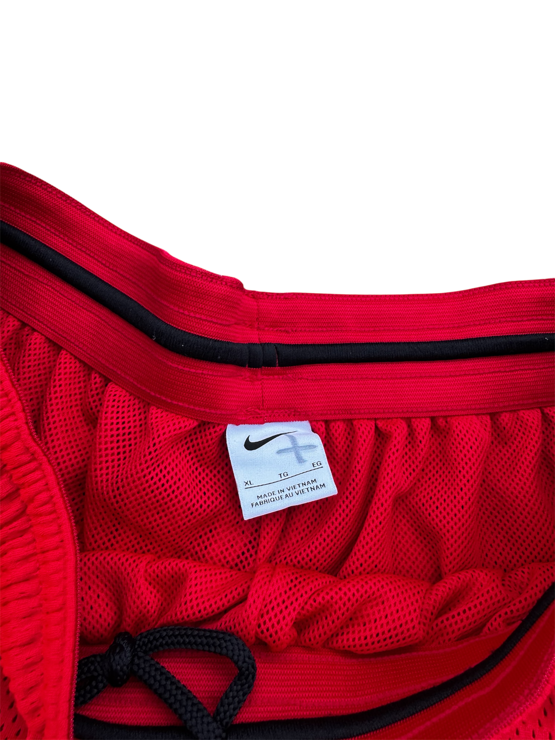 Vintage Red & black Nike basketball shorts