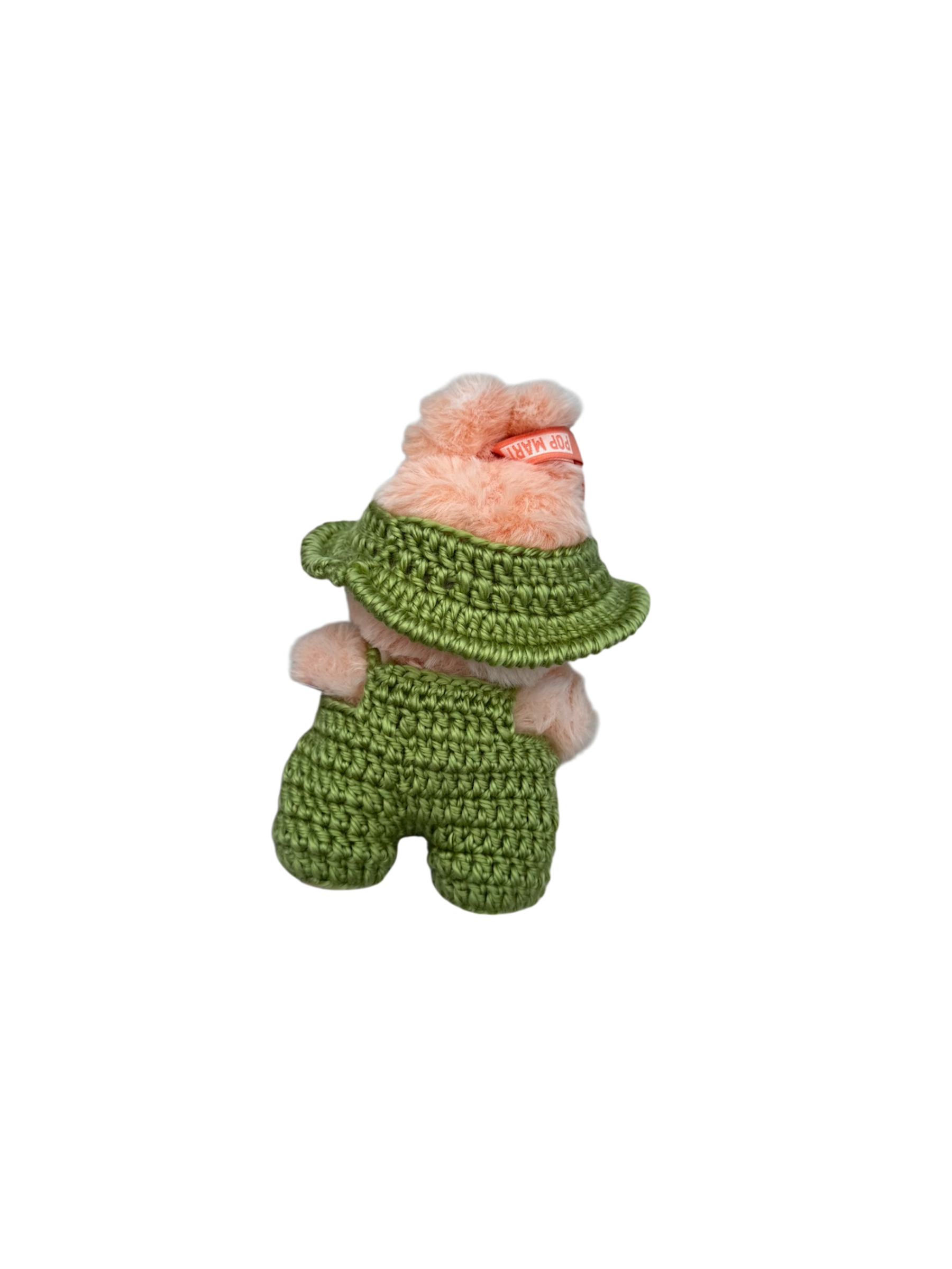 green overalls & bucket hat matching set