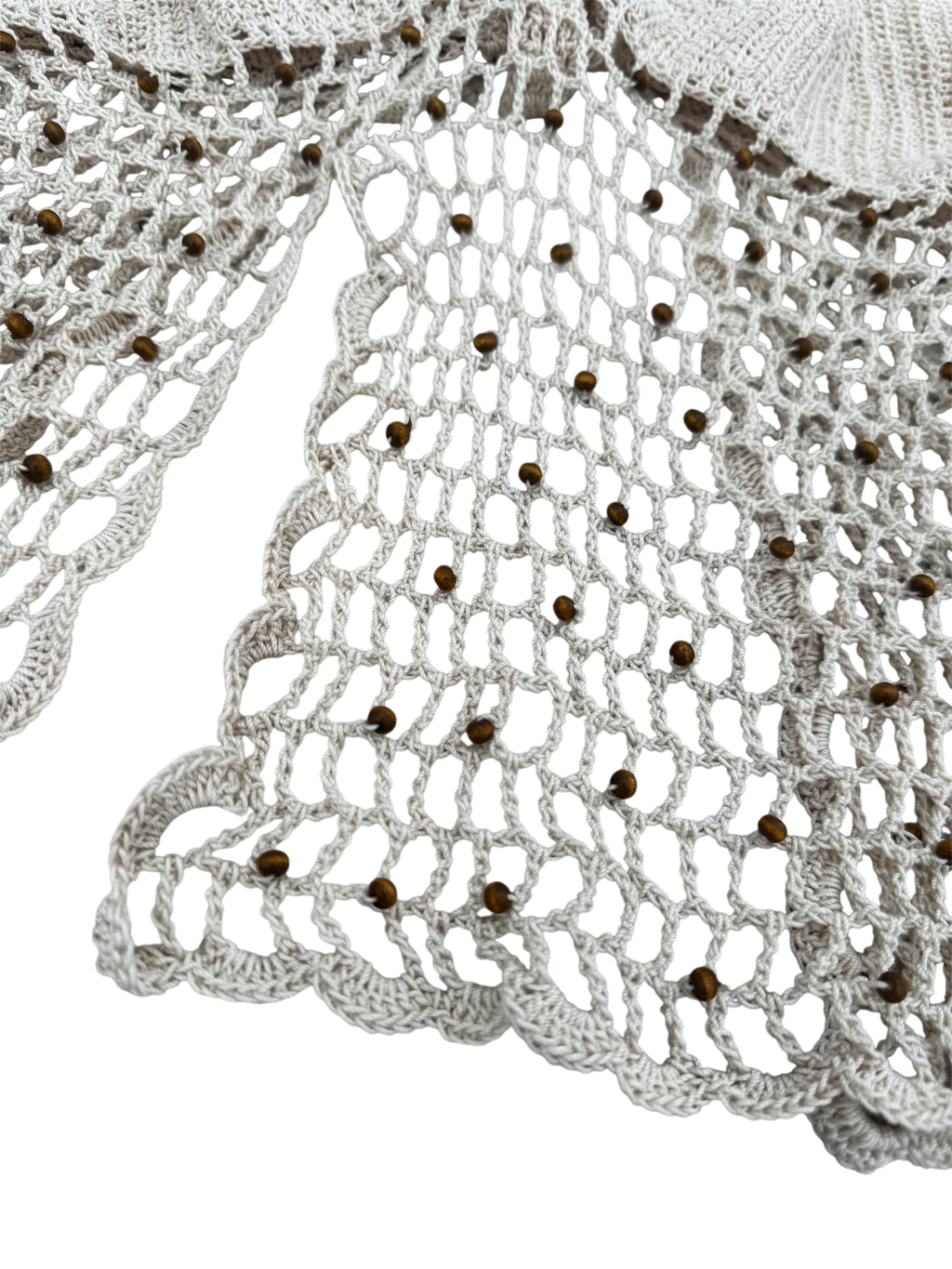 Crochet bandeau mermaid beaded top