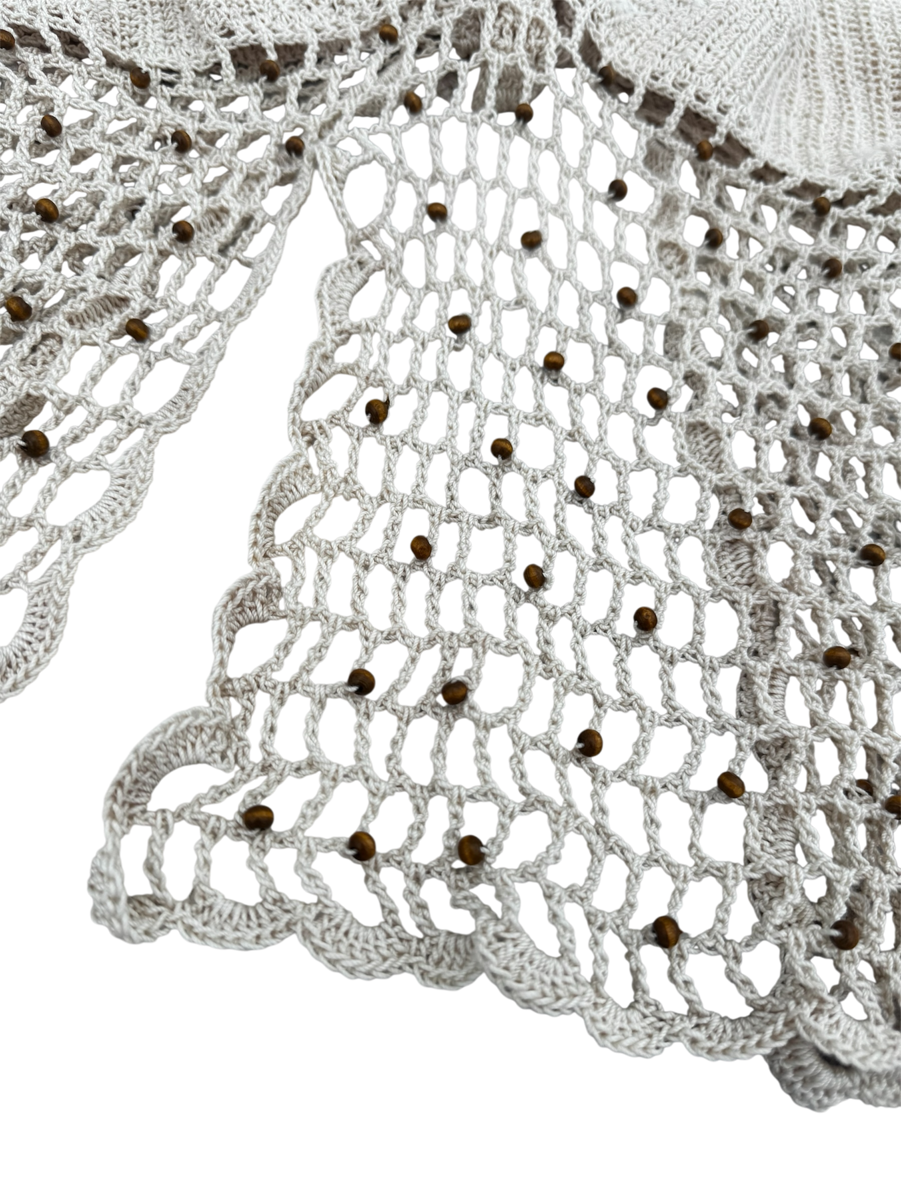 Crochet bandeau mermaid beaded top